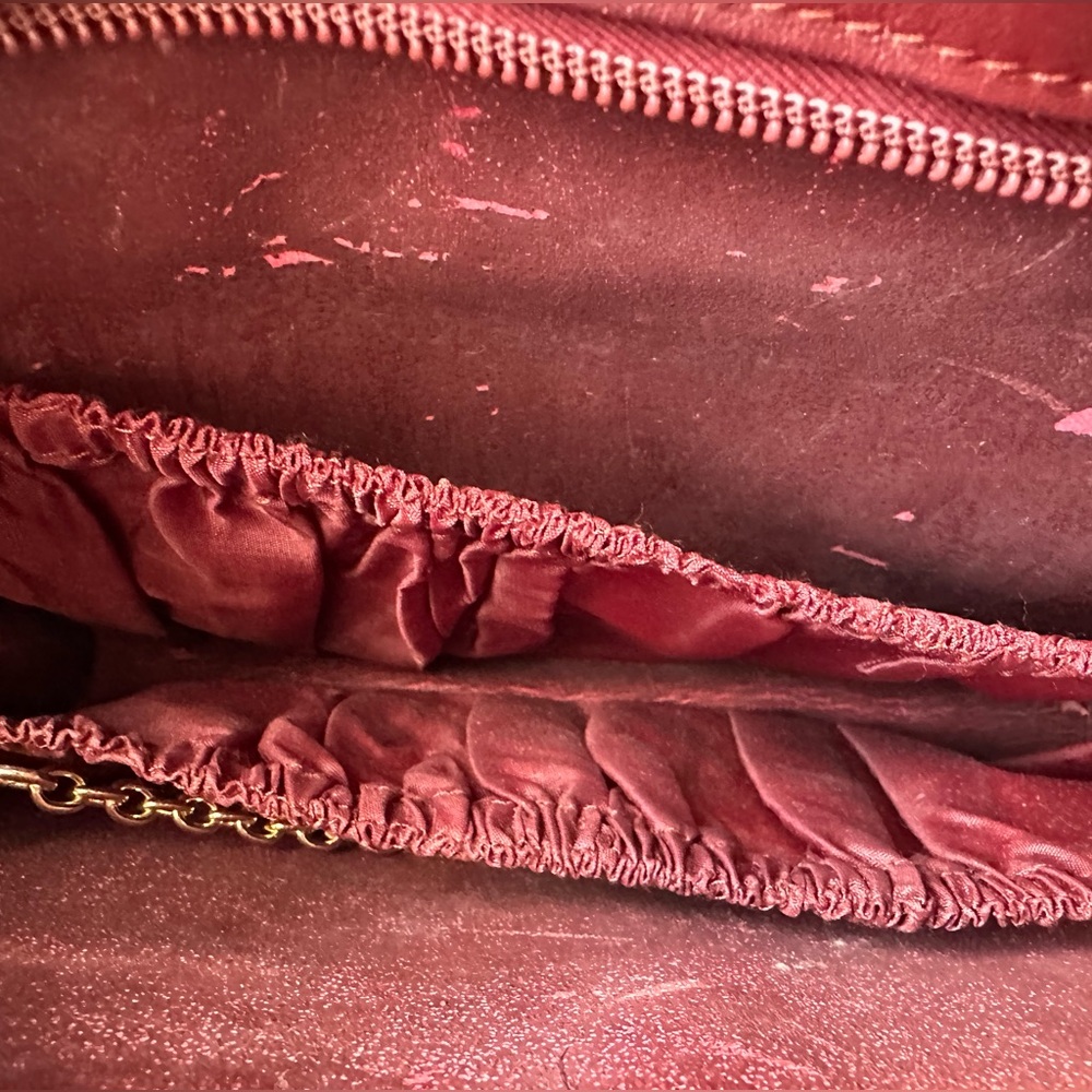 Cartier Vintage Bordeaux envelope Clutch leather bag - Picture 11 of 11